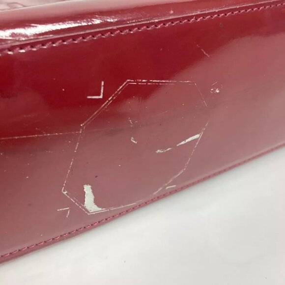 CHANEL Bag CC CC Mark bag Shoulder Bag enamel Red - Picture 11 of 16